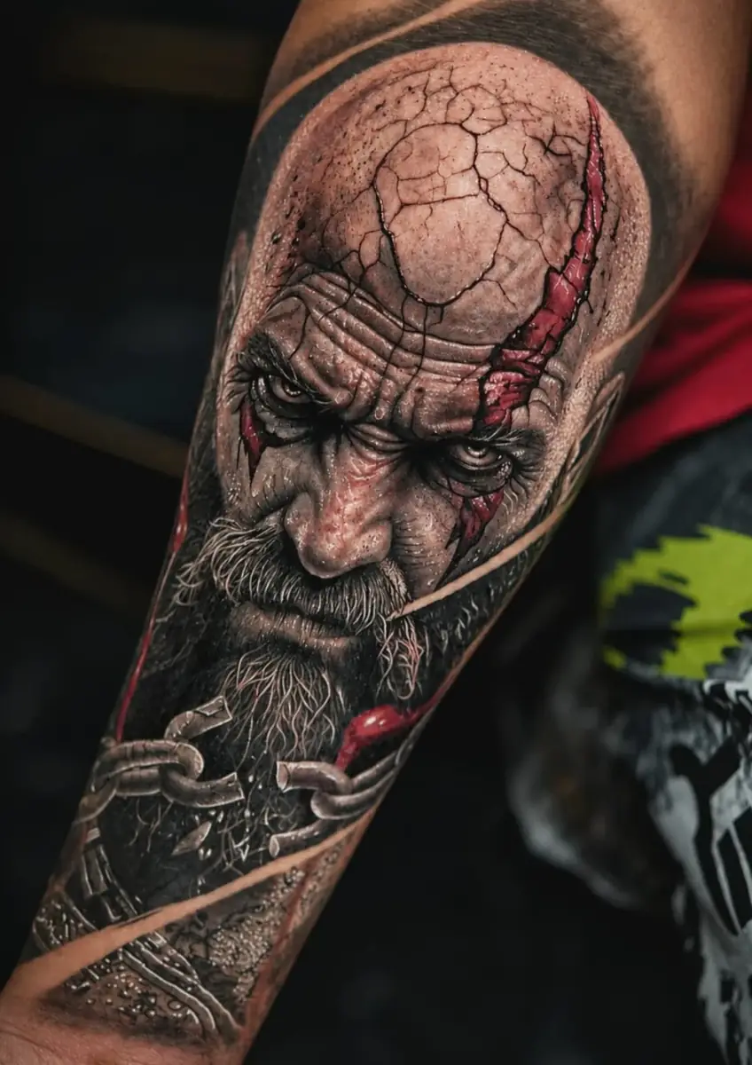Tatuagem realizada pelo Rei do Traço 14